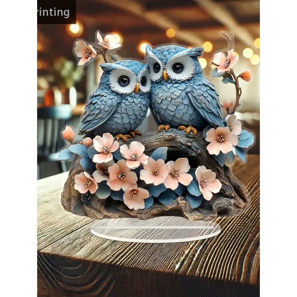 Owl Family Ornament Anime Themed Collectible Home And Office Decoration 9