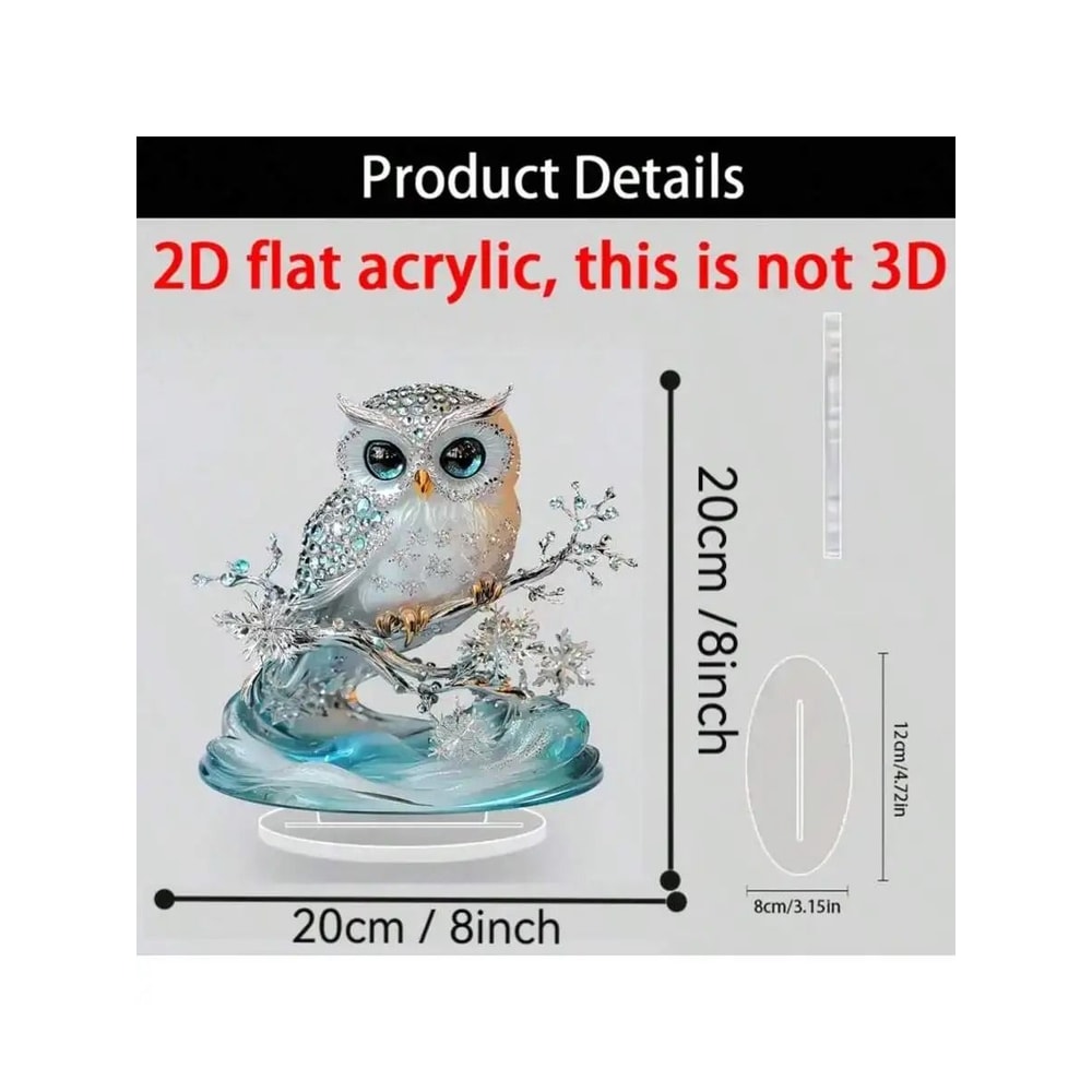 Owl Family Ornament Anime Themed Collectible Home And Office Decoration 13