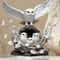 Owl Family Ornament Anime Themed Collectible Home And Office Decoration 4