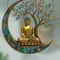 Enchanting Buddha Sun Visor Suncatcher Religious Spiritual Home And Garden Decor 0
