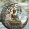 Enchanting Buddha Sun Visor Suncatcher Religious Spiritual Home And Garden Decor 1