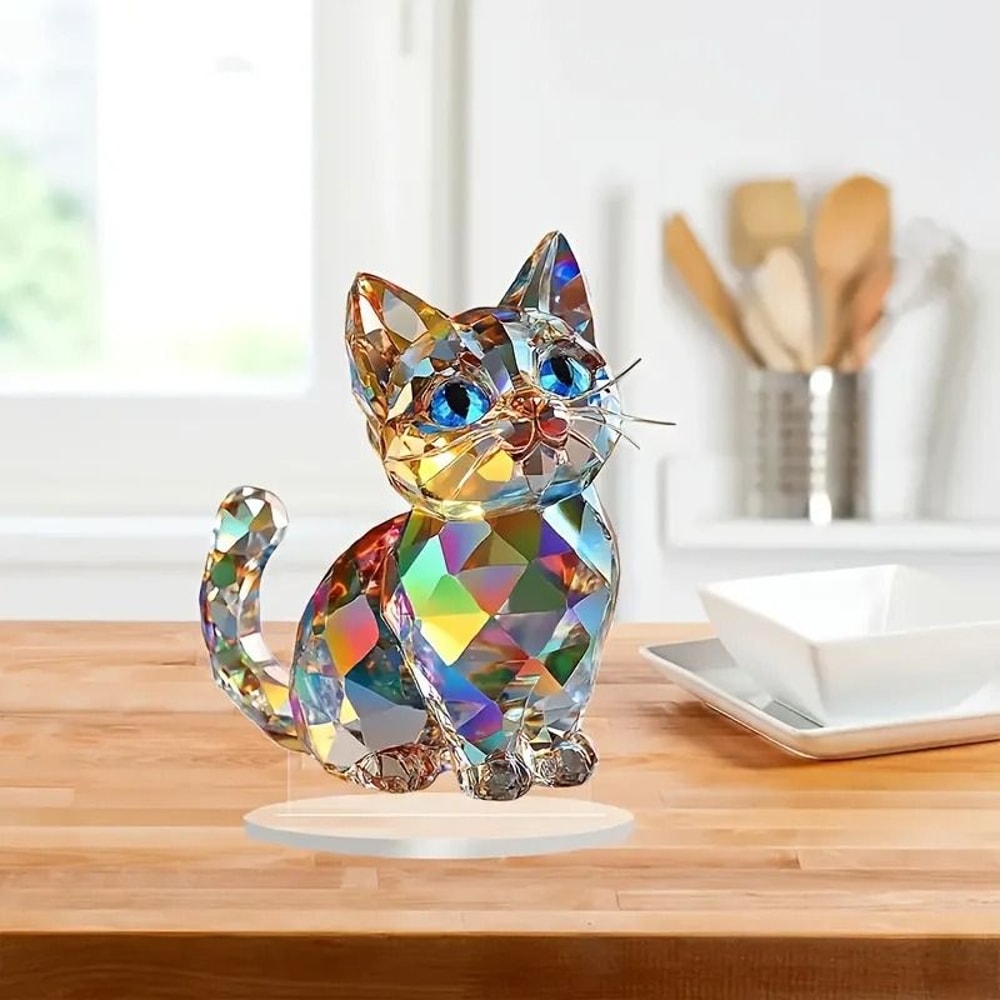 Cute Cat Ornament Artistic Home Decora Bedroom Decoration 12