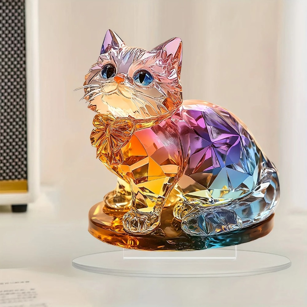 Cute Cat Ornament Artistic Home Decora Bedroom Decoration 2