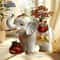 Golden Elephant Statue Cartoon Style Symbol Of Auspiciousness And Wealth Decoration 1