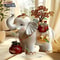 Golden Elephant Statue Cartoon Style Symbol Of Auspiciousness And Wealth Decoration 1