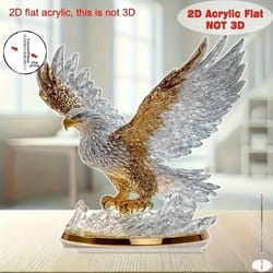 flapping eagle desktop decora ornament - aesthetic office and home decor