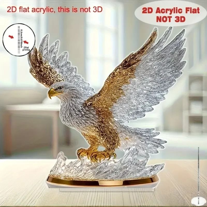 Flapping Eagle Desktop Decora Ornament Aesthetic Office And Home Decor 0