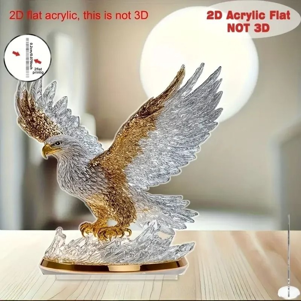 Flapping Eagle Desktop Decora Ornament Aesthetic Office And Home Decor 3