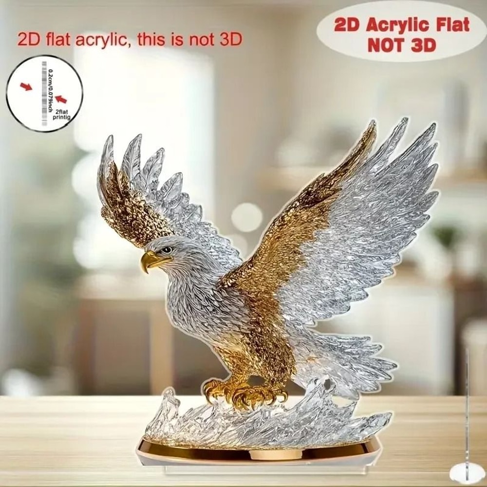 Flapping Eagle Desktop Decora Ornament Aesthetic Office And Home Decor 4
