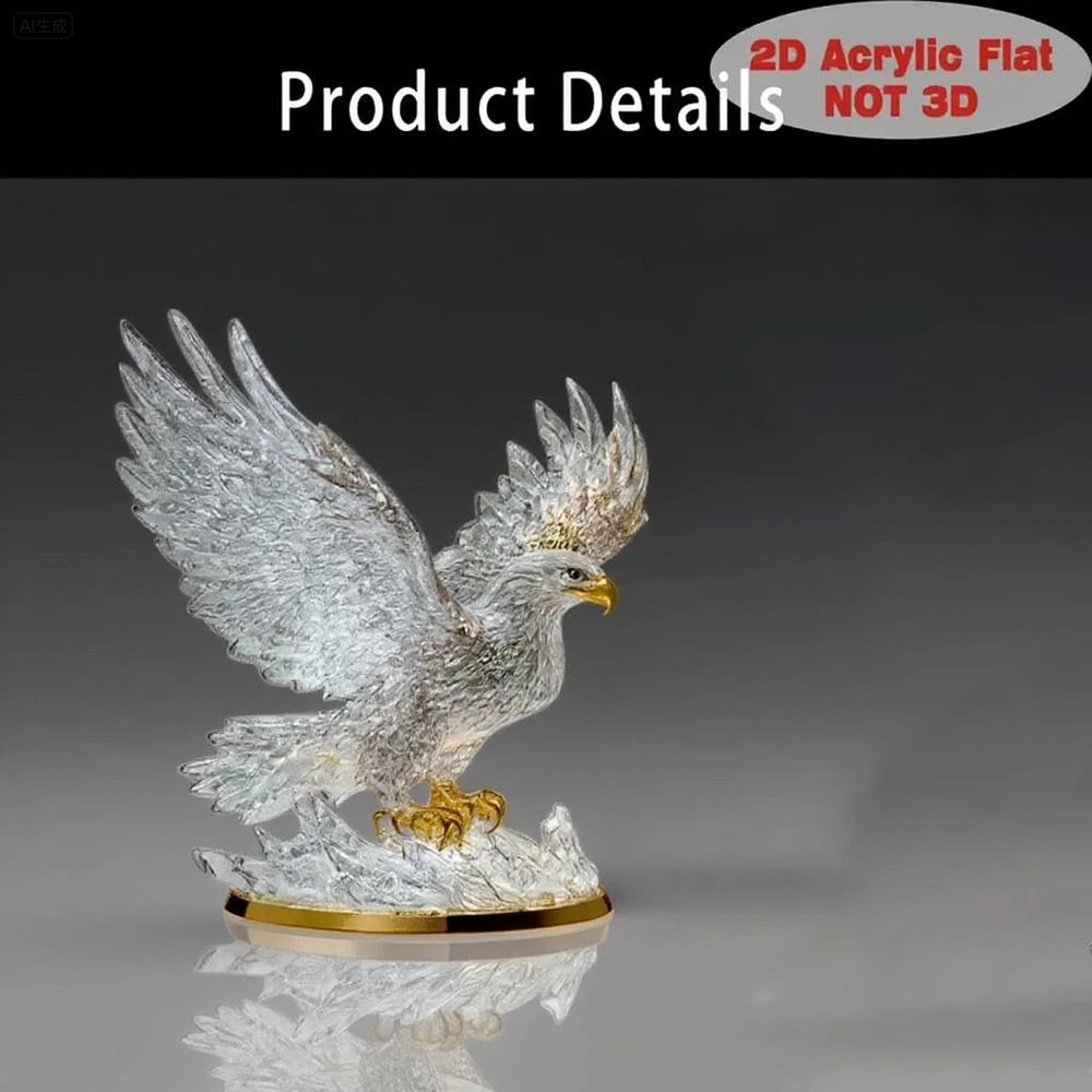 Flapping Eagle Desktop Decora Ornament Aesthetic Office And Home Decor 7