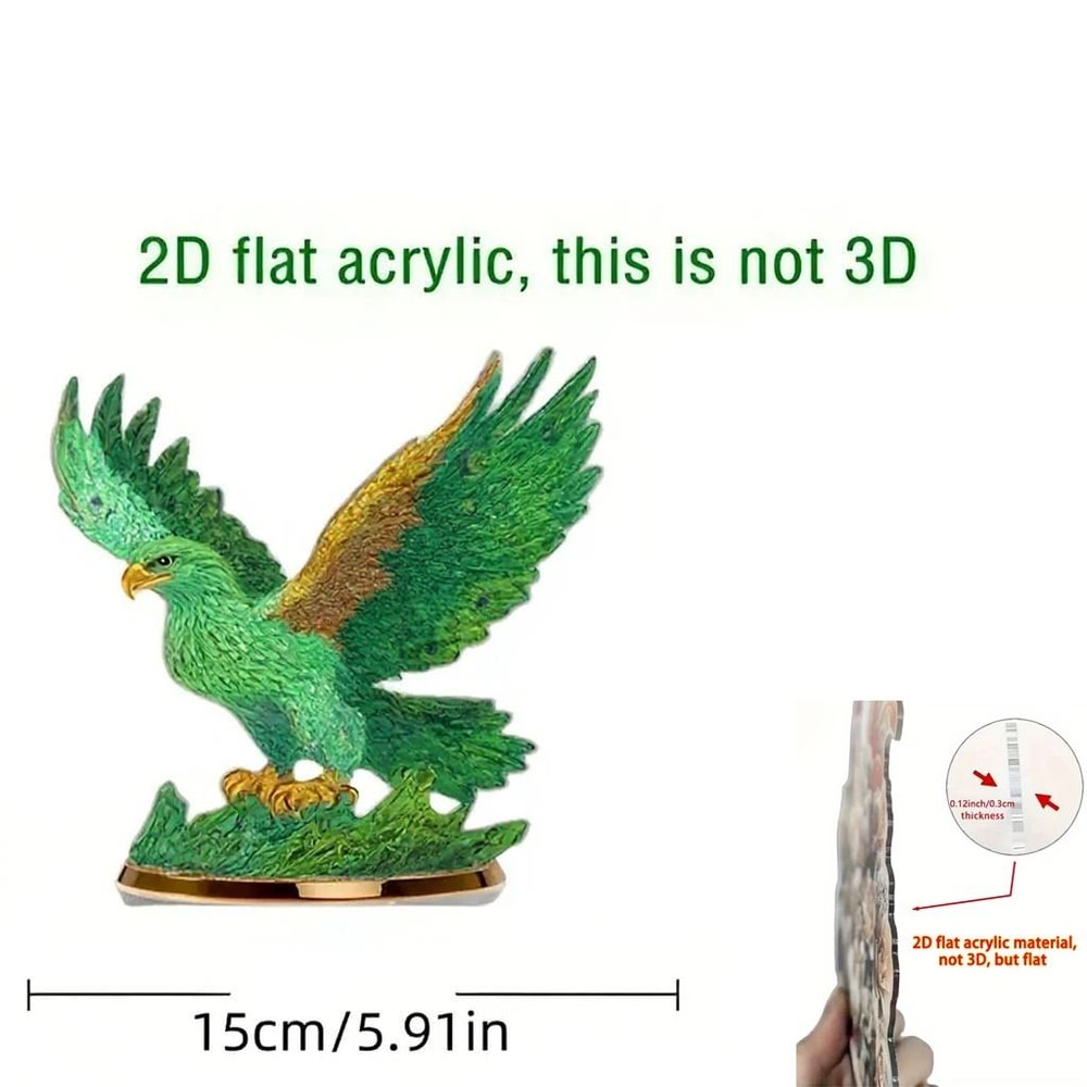 Flapping Eagle Desktop Decora Ornament Aesthetic Office And Home Decor 8