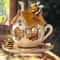 Simulated Honeycomb Shaped Teapot Decorative Plaque Multifunctional Kitchen And Dining Table Decor 1