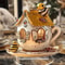 Simulated Honeycomb Shaped Teapot Decorative Plaque Multifunctional Kitchen And Dining Table Decor 3