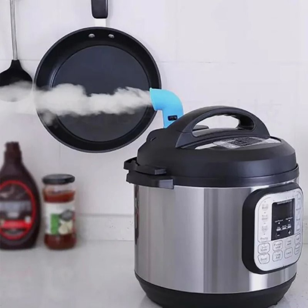 1pc Pressure Cooker Silicone Exhaust Pipe Steam Release Valve Exhaust Valve Diverter 1