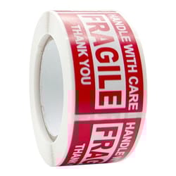 250 paste/roll fragile english warning label stickers - anti-tamper security seals