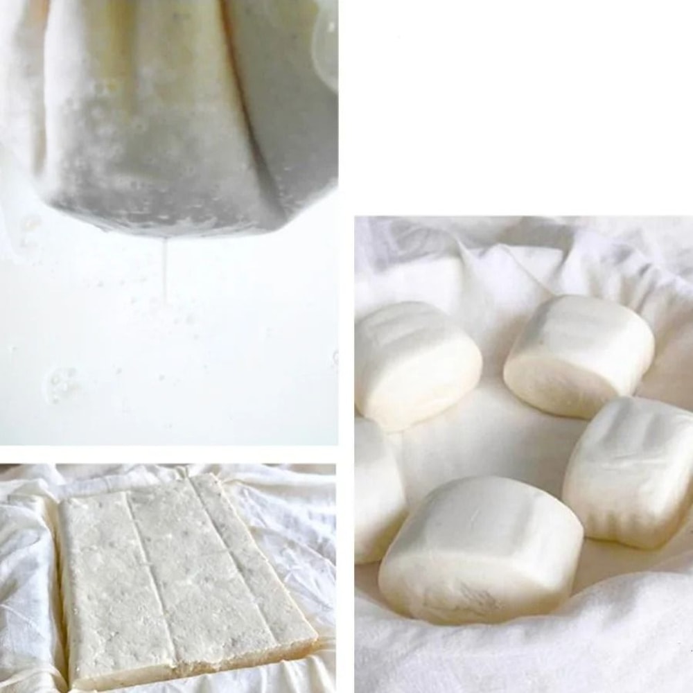 2pcs Cotton Steamer Cloth High Density Curd Filter And Soybean Milk Gauze 1