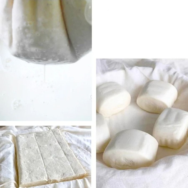 2pcs Cotton Steamer Cloth High Density Curd Filter And Soybean Milk Gauze 1