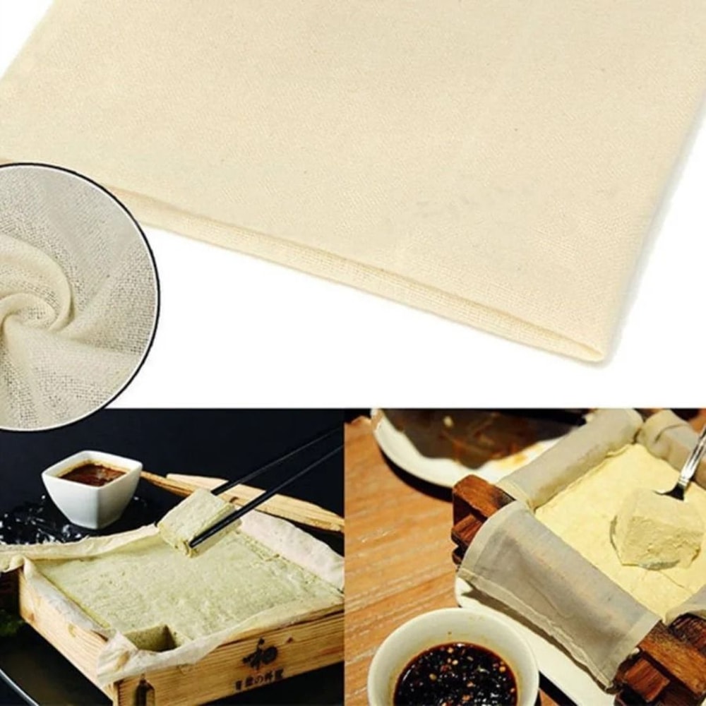 2pcs Cotton Steamer Cloth High Density Curd Filter And Soybean Milk Gauze 4