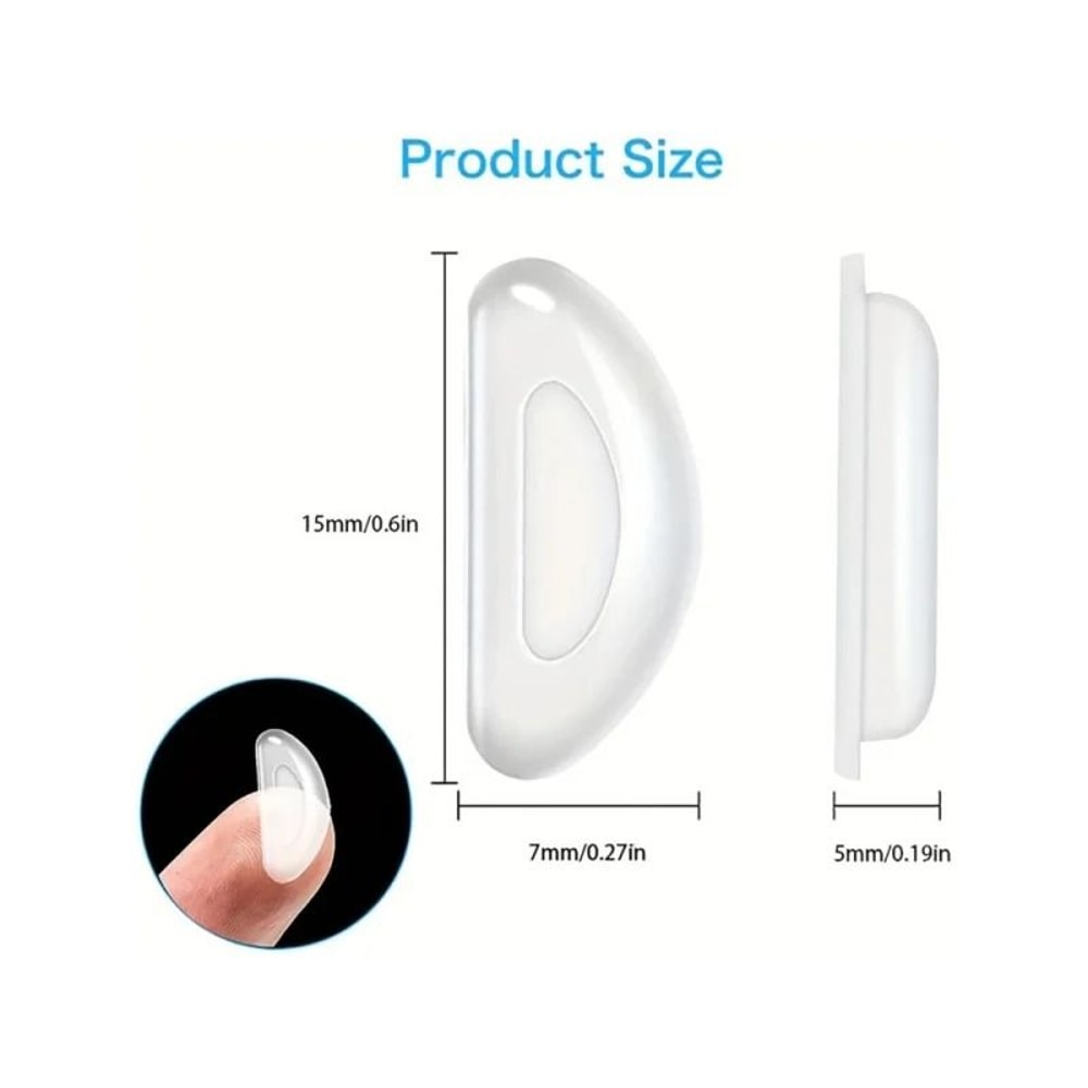 5pairs Lot Non Slip Silicone Nose Pads For Glasses And Sunglasses Soft Anti Slip Reading Glasses Ac 1