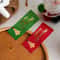 50pcs Christmas Tree Sealing Stickers Vintage Kraft Paper Baking Packaging Hot Stamping Gift Sticke 0