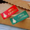 50pcs Christmas Tree Sealing Stickers Vintage Kraft Paper Baking Packaging Hot Stamping Gift Sticke 3