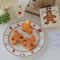 1pc Christmas Gingerbread Man Aromatherapy Candle Coffee Milk Fragrance Gift Shape Wax 2
