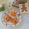 1pc Christmas Gingerbread Man Aromatherapy Candle Coffee Milk Fragrance Gift Shape Wax 2