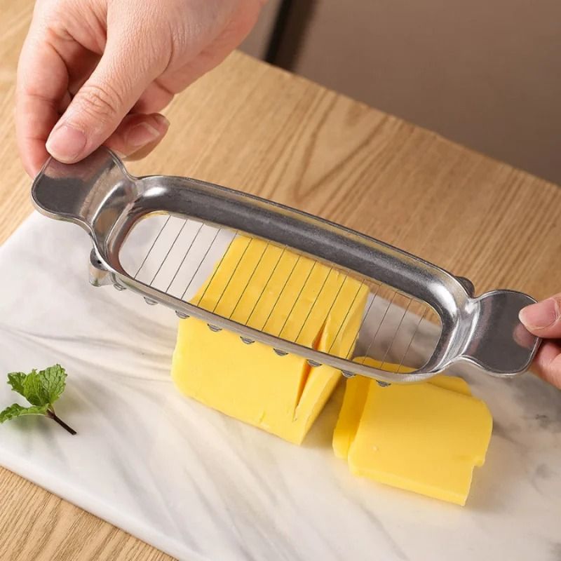 Cheese Slicer Kitchen Butter Cutter Egg Foie Gras Vegetable Fruit Divider 0