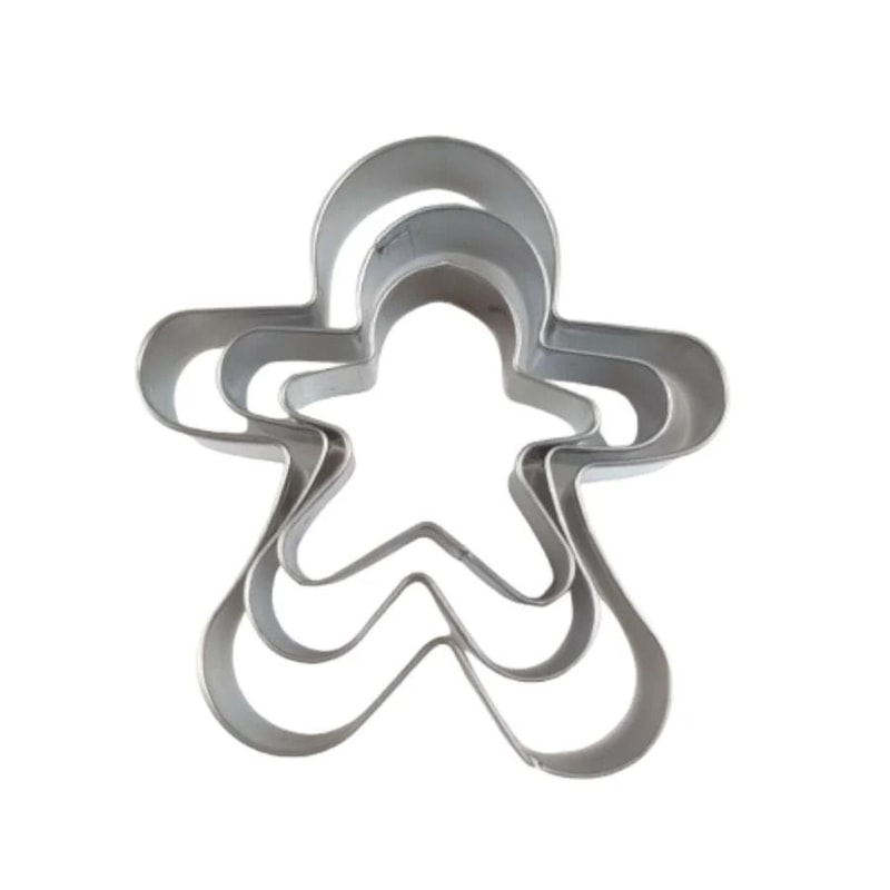 35pcs Christmas Snowflake Cookie Mold Stainless Steel Kitchen Baking Tool Gingerbread Man Tree Hear 7
