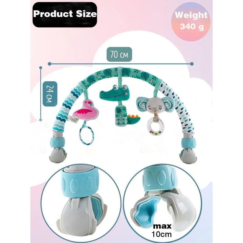 Baby Toy Toddler Hanging Bell Newborn Stroller Play Arch Bed Toys For Babies 012 Months 1