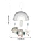 Clip On Hanging Plush Toy Stroller And Car Seat Sensory Activity Baby Toys With Wind Chimes 5