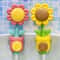 Baby Shower Bath Toy Sprinkler Head Spray Water Sunflower Manual Device For Kids Gift 3