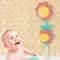 Baby Shower Bath Toy Sprinkler Head Spray Water Sunflower Manual Device For Kids Gift 4