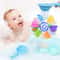Baby Bath Toys Colorful Water Wheel Bathing Sucker Bathtub Water Spray Play Set 0
