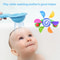 Baby Bath Toys Colorful Water Wheel Bathing Sucker Bathtub Water Spray Play Set 2