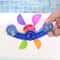 Baby Bath Toys Colorful Water Wheel Bathing Sucker Bathtub Water Spray Play Set 3