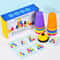 Montessori Toys Stack Cup Game With Card Educational Logic Training Children Gift 2
