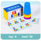 Montessori Toys Stack Cup Game With Card Educational Logic Training Children Gift 6