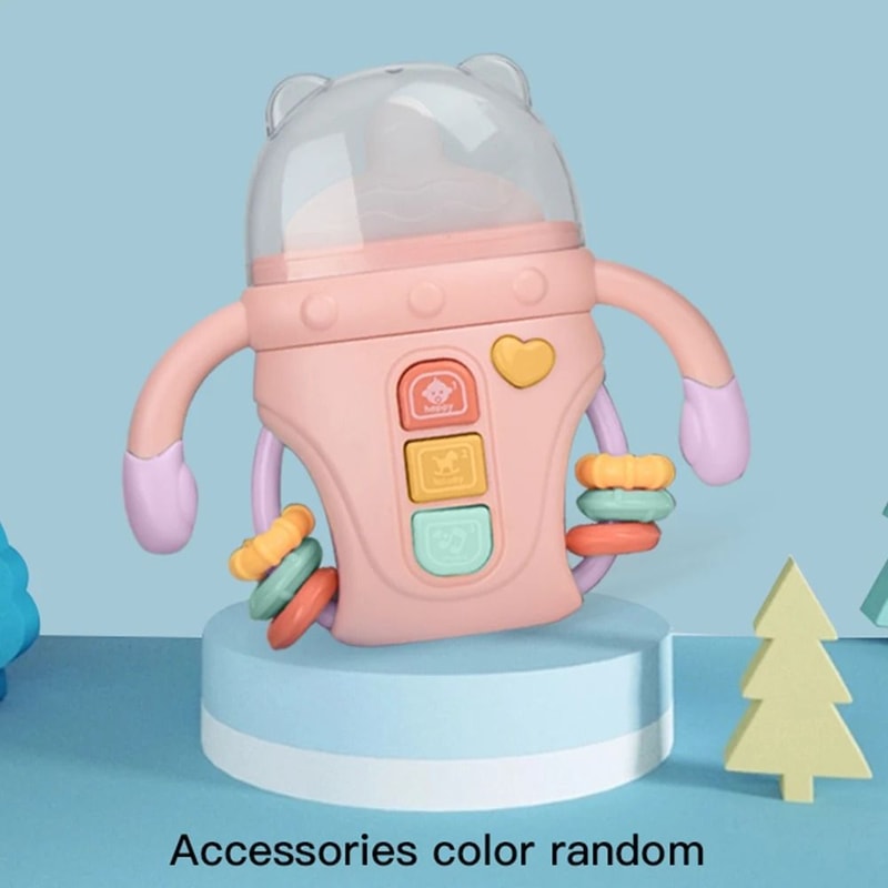 Baby Musical Toys Sensory Learning Toy With Music And Lights Teething Rattle Toy 6