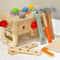 Kids Tool Bench Wooden Set Toys Montessori Workbench Construction STEM Educational Gifts 5