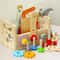 Kids Tool Bench Wooden Set Toys Montessori Workbench Construction STEM Educational Gifts 6
