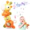 Baby Rattle Teething Toy Giraffe Musical Silicone Montessori Sensory Toy 1