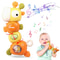 Baby Rattle Teething Toy Giraffe Musical Silicone Montessori Sensory Toy 1