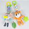 Soft Animal Hanging Handbells Rattles Plush Sensory Toy With Teether For Newborn Gifts 3