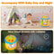 Baby 4 In 1 Tummy Time Crawling Toy Early Learning Sea Animals Sensory Musical Projector 5