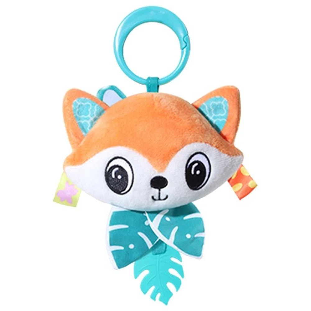 Baby Toy Cartoon Animal Stuffed Hanging Rattle Toys For Crib Car Seat And Stroller 6