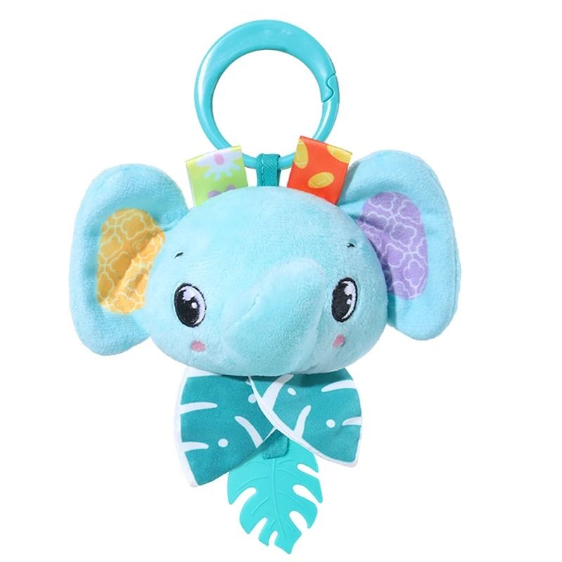 Baby Toy Cartoon Animal Stuffed Hanging Rattle Toys For Crib Car Seat And Stroller 7