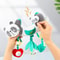 Baby Car Seat Stroller Activity Hanging Toy Infant Soft Plush With Wind Chimes 7