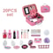 Fashion Kids Cosmetics Make Up Set Safe Washable Princess Beauty Pretend Play Toys 8