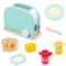 QWZ Wooden Simulation Kitchen Toy Set Bread Machine Microwave Oven Play House Toys 7